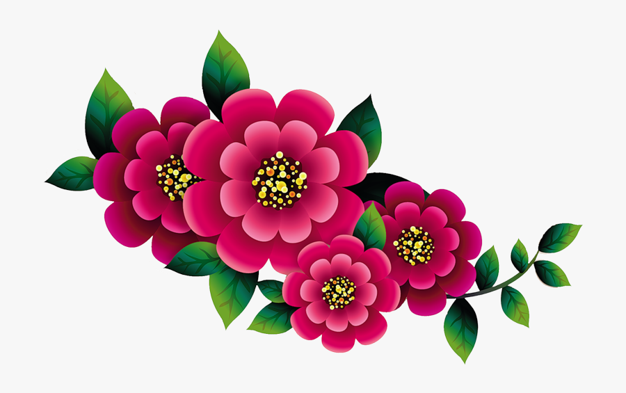 Flower Frame, Flower Art, Flower Clipart, Botanical - Flower, Transparent Clipart