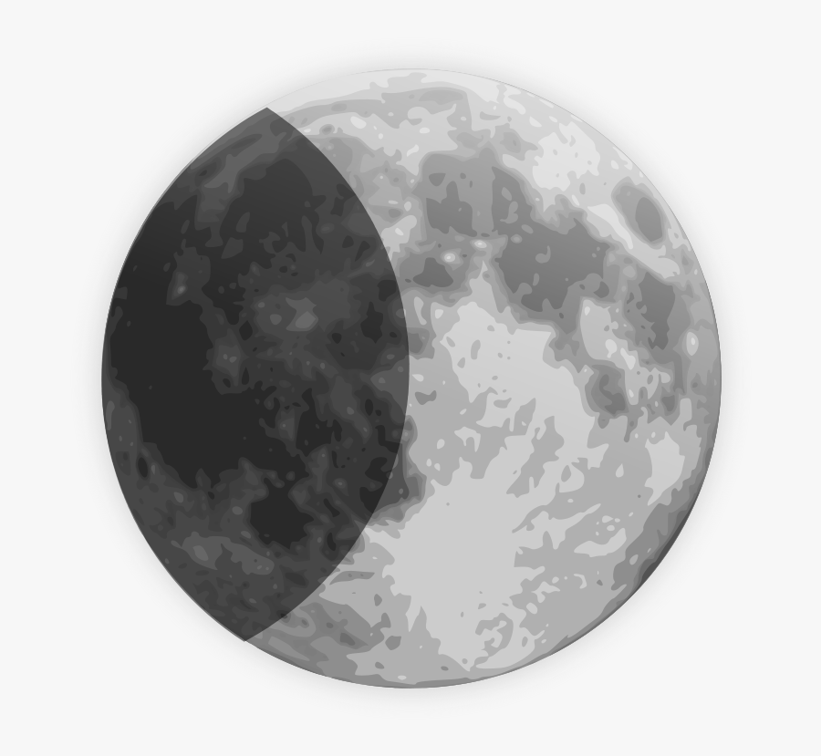 Weather Icon - Moon No Background Jpg, Transparent Clipart