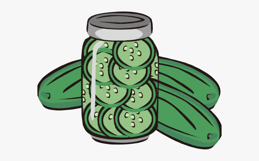 Pickles Clipart Cucumber Slice - Pickled Cucumber Clipart, Transparent Clipart