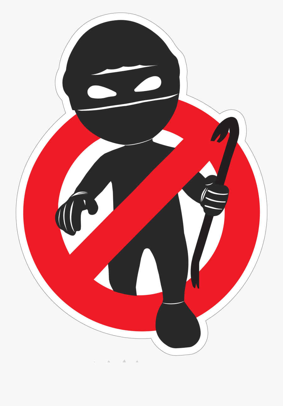 Bars For Windows Crimestopper - Burglar Logo, Transparent Clipart