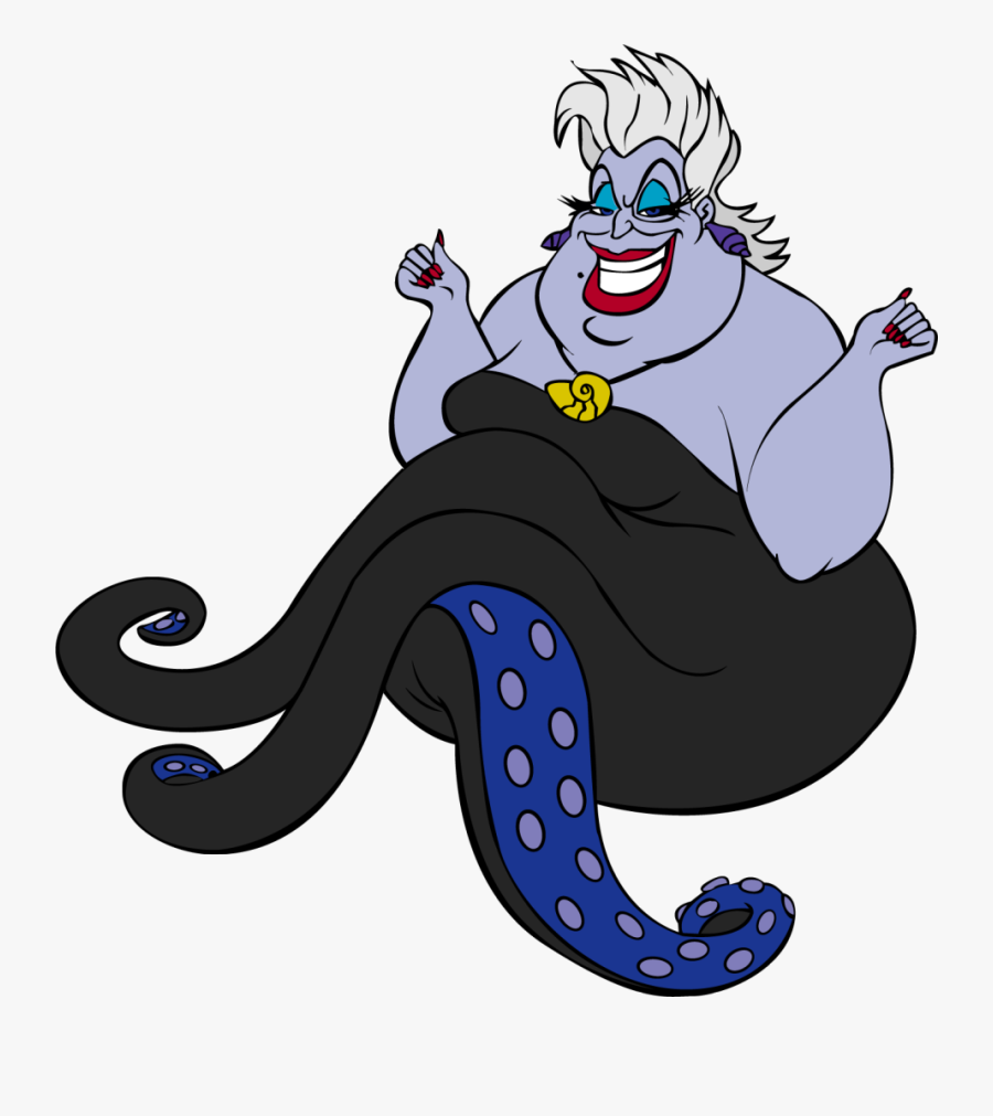 - Little Mermaid Ursula Clipart - Cricut Disney Villains Cartridge, Transparent Clipart