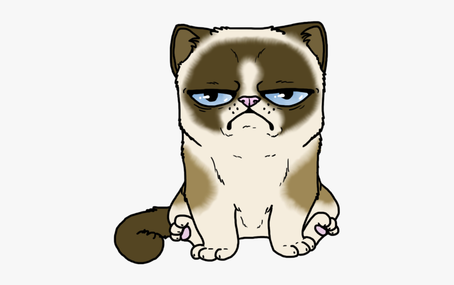 Grumpy Cat Clipart Png, Transparent Clipart