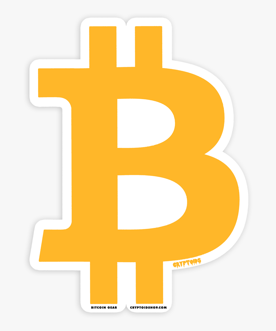 Bitcoin Btc Die-cut Sticker , Png Download - Cross, Transparent Clipart