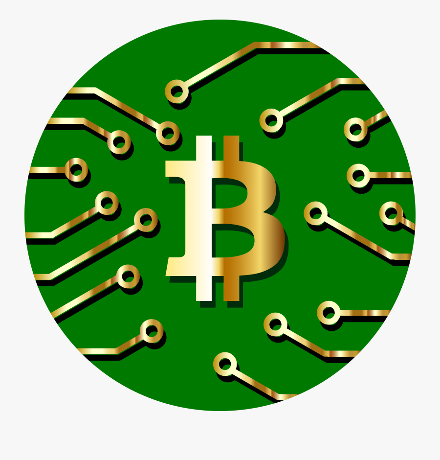 Area,circle,green - Bitcoin, Transparent Clipart