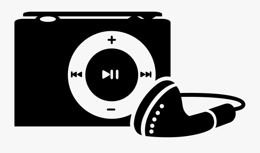 Headphone Clipart Ipod Headphone - Ipod Shuffle, Transparent Clipart