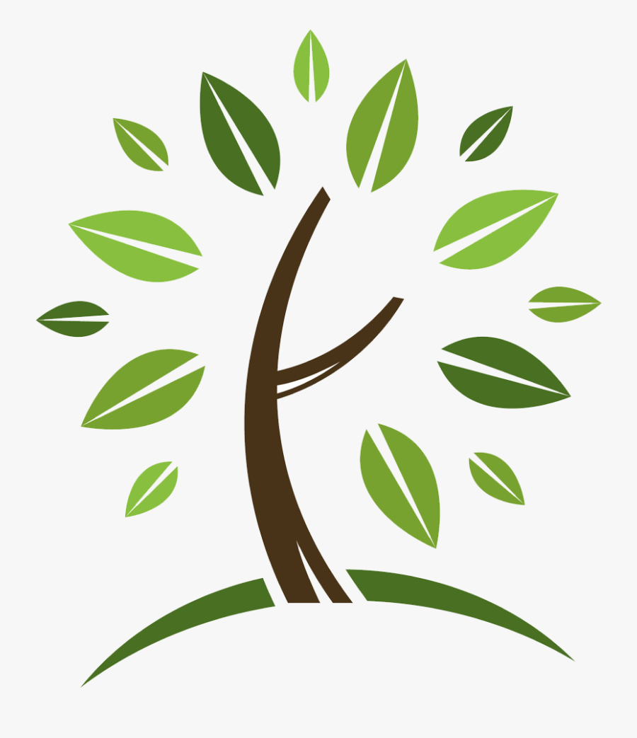 Save Tree Png - Go Green Tree Logo, Transparent Clipart
