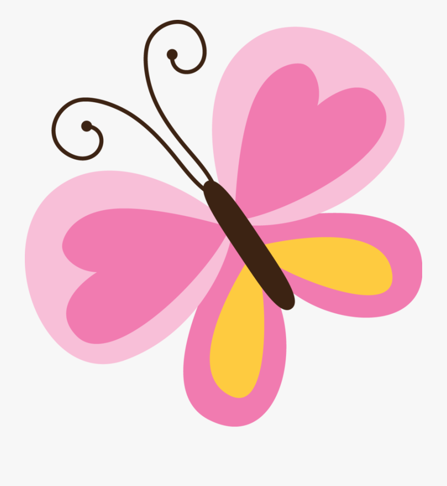 Pin De Terri Em Clipart Butterfly Cartoon Kids E Flower - Borboleta Desenho Png, Transparent Clipart