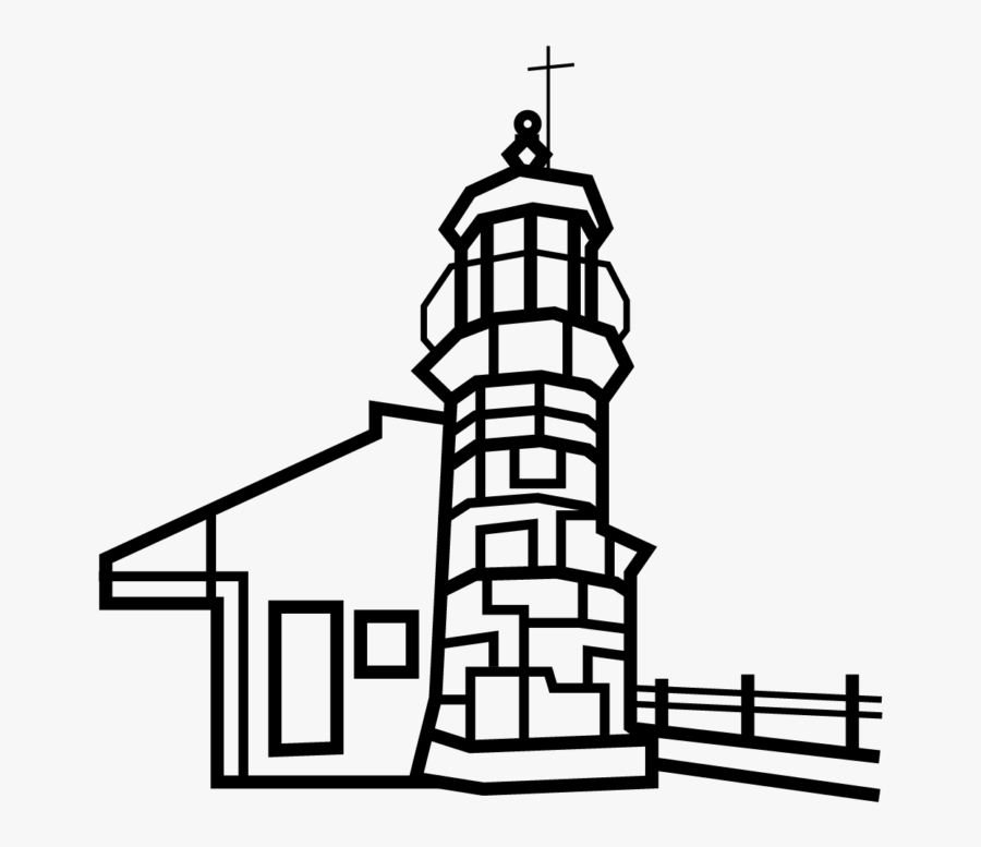 Transparent Lighthouse Icon Png - Lighthouse, Transparent Clipart