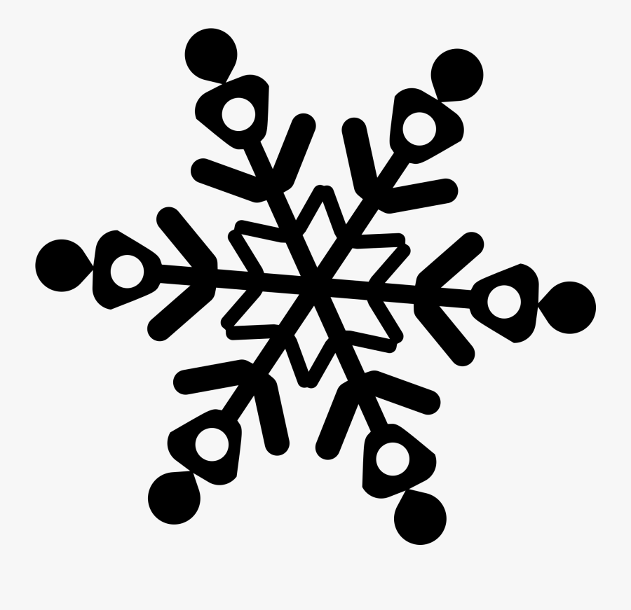 Cartoon Snowflake - Snow Icon Transparent , Free Transparent Clipart