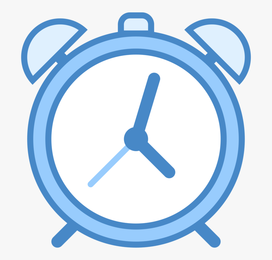 Clocks Clipart Blue - Alarm Clock, Transparent Clipart