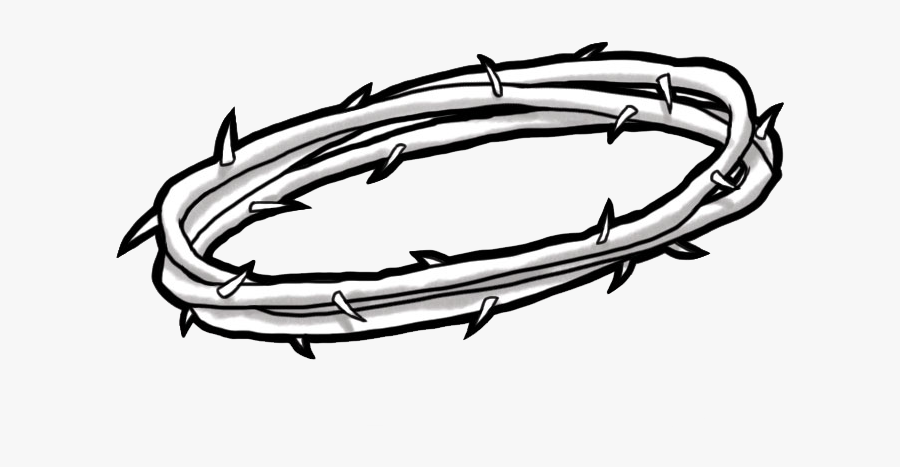 Crown Of Thorns Png Photo Background - Thorn Crown Drawing Png, Transparent Clipart