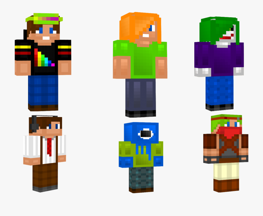 Minecraft Clipart With Your Skin - Choose New Skin Minecraft Pe, Transparent Clipart