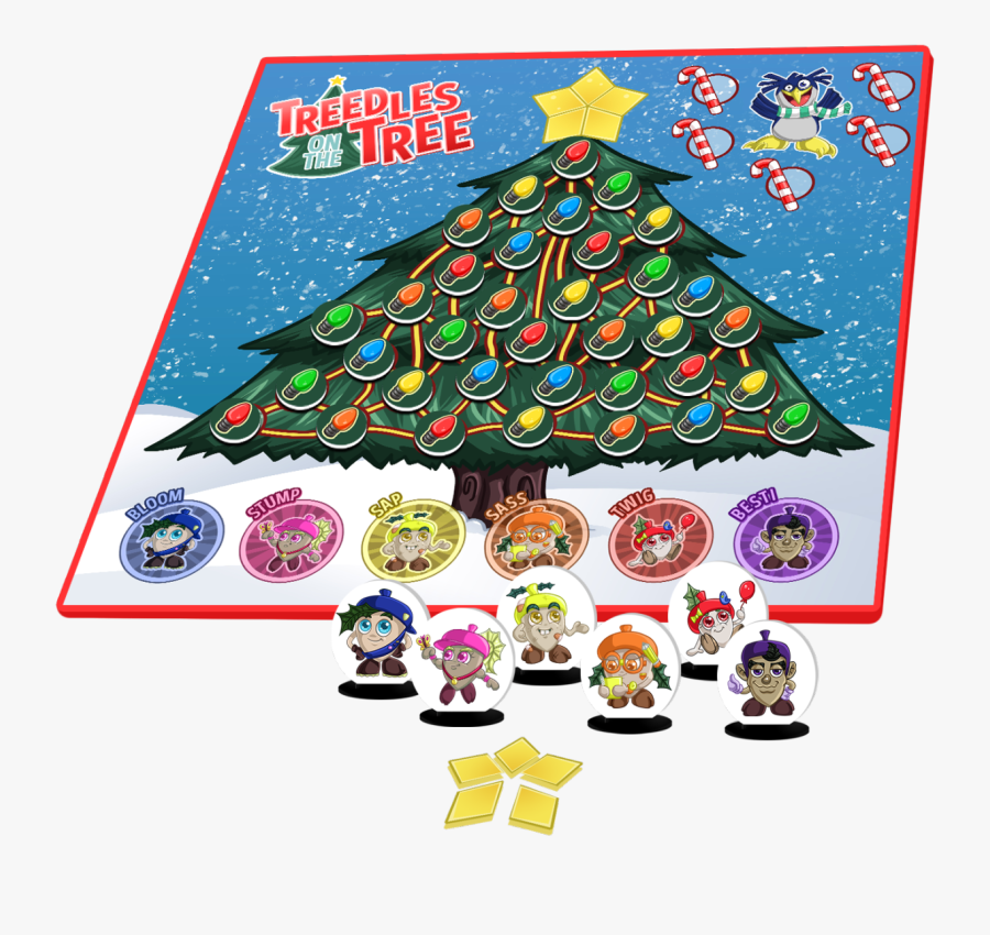 Also, Of Interest, Was A Little Bit More We Were Able - Christmas Tree Game Board, Transparent Clipart