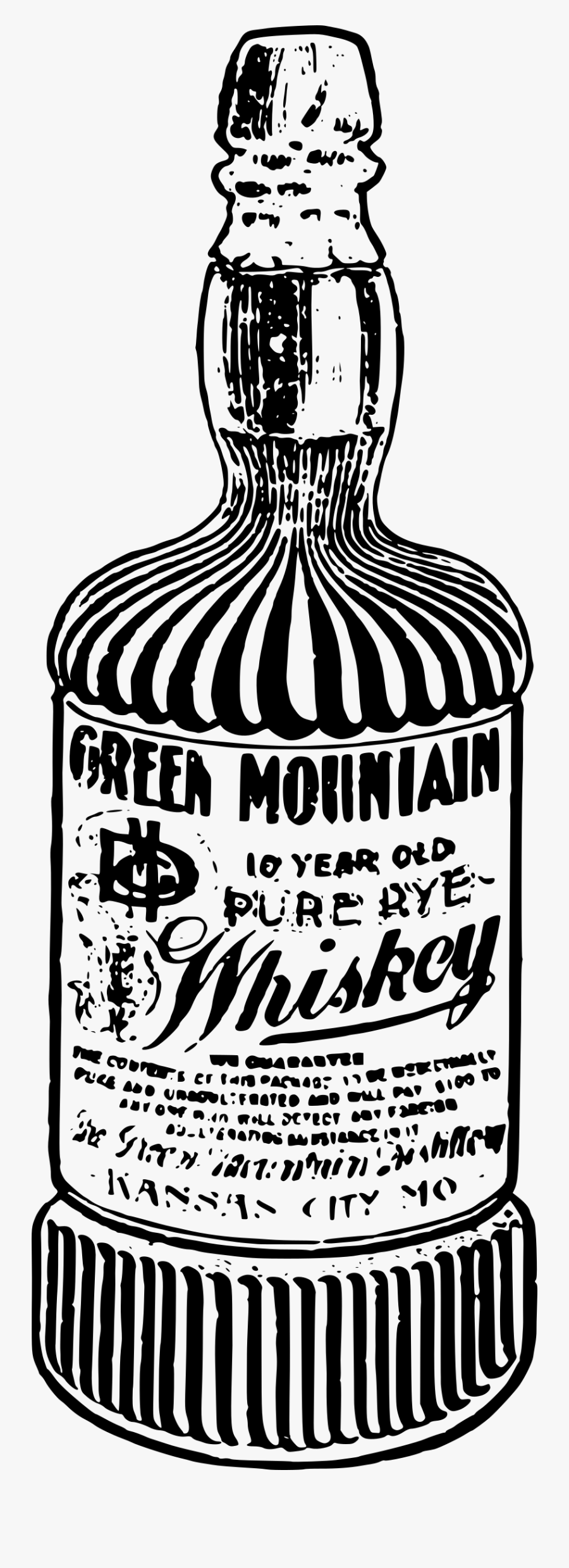 Transparent Whisky Png - Clipart Whiskey Bottle Png, Transparent Clipart