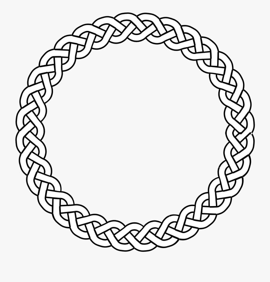 3-plait Border Circle - Celtic Knot Circle , Free Transparent Clipart ...