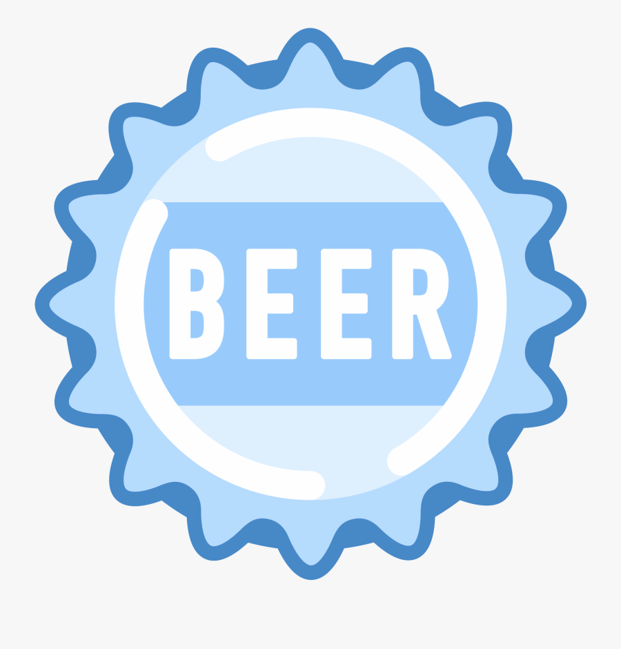 Ic Ne T L - Beer Bottle Cap Icon, Transparent Clipart