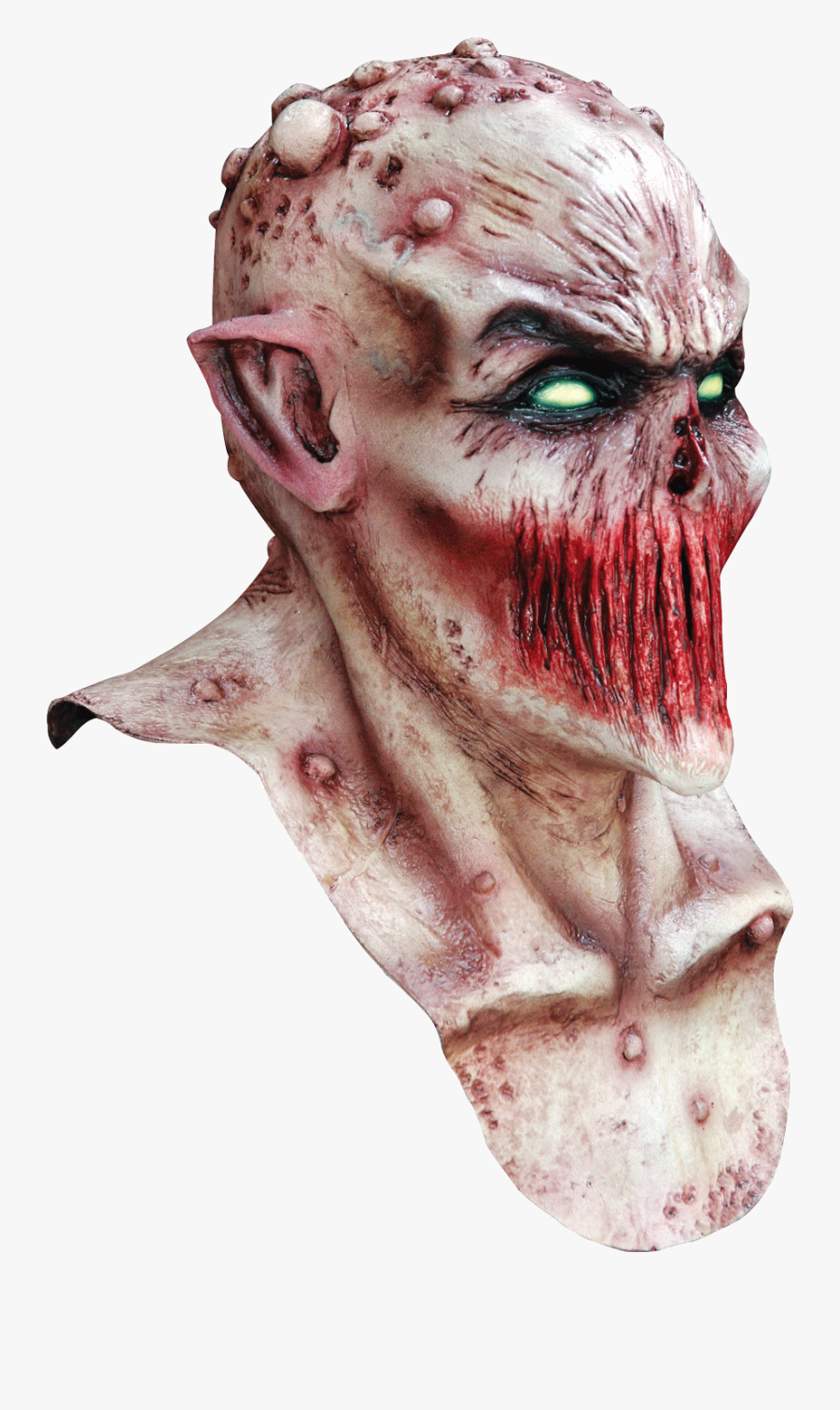 Transparent Zombie Teeth Png - Best Scary Halloween Masks , Free