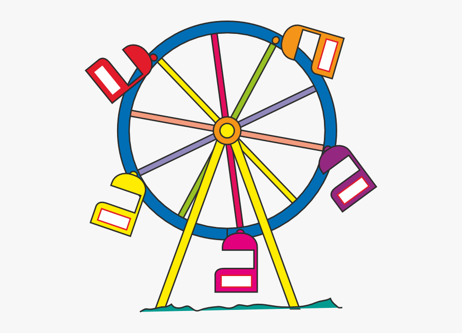 Ferris Wheel Carnival Clipart Png, Transparent Clipart