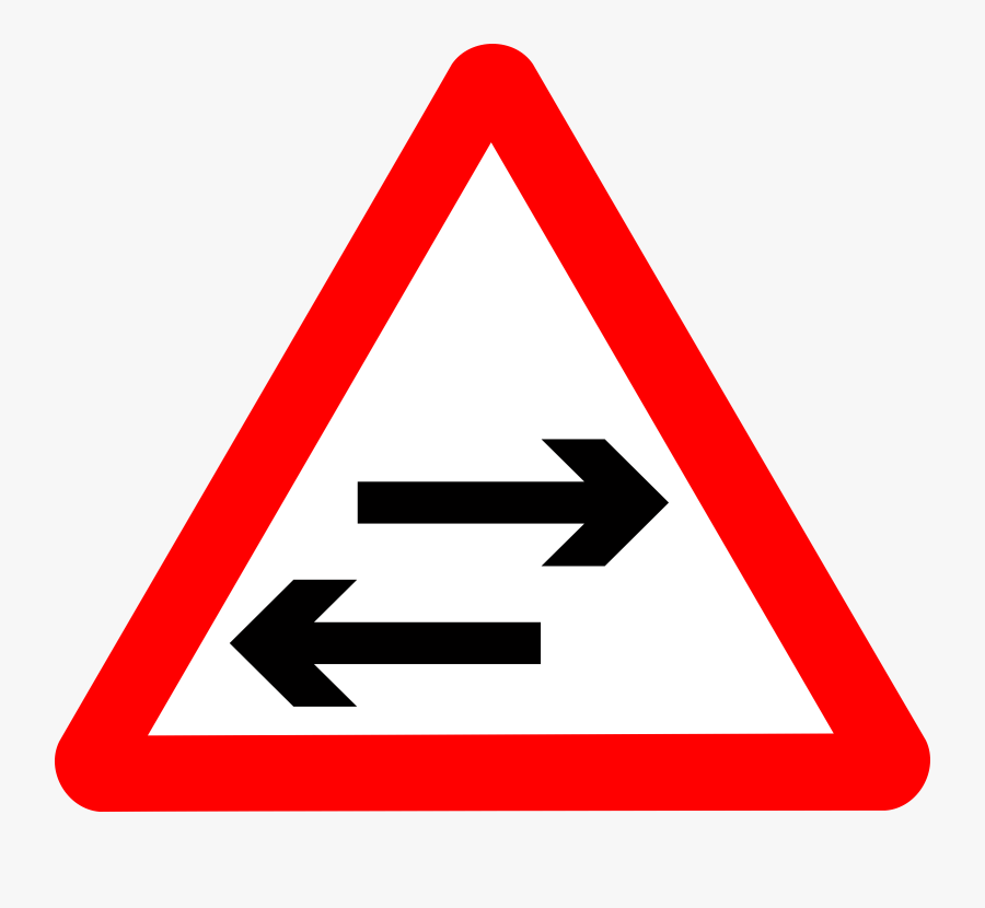 Triangle,area,text - Road Sign Speed Bump, Transparent Clipart