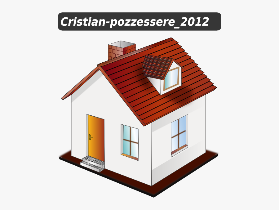 House 3d Clip Art, Transparent Clipart