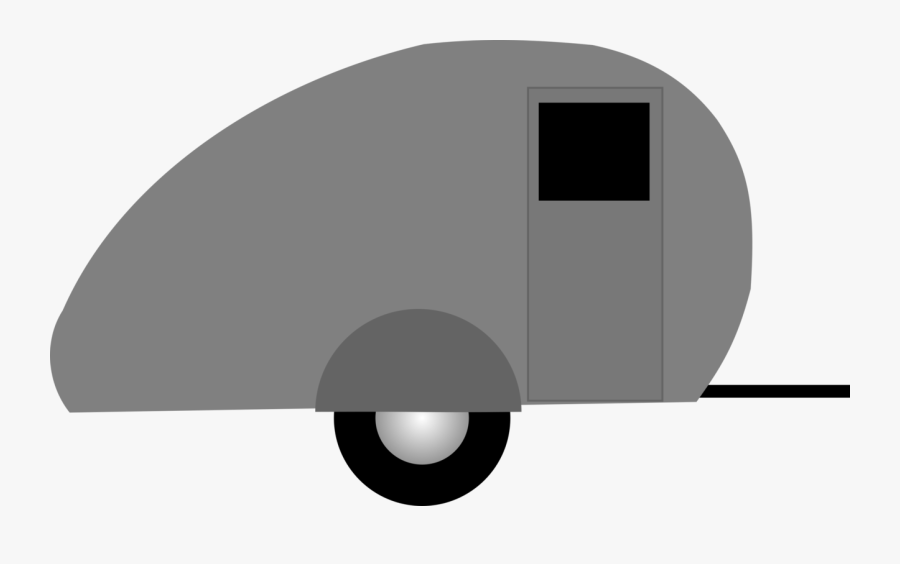 Angle,black,vehicle - Teardrop Trailer, Transparent Clipart