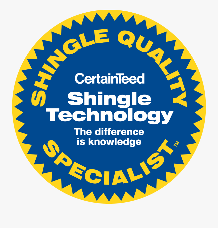Shingle Quality Specialist - Certainteed Shingle Quality Master, Transparent Clipart