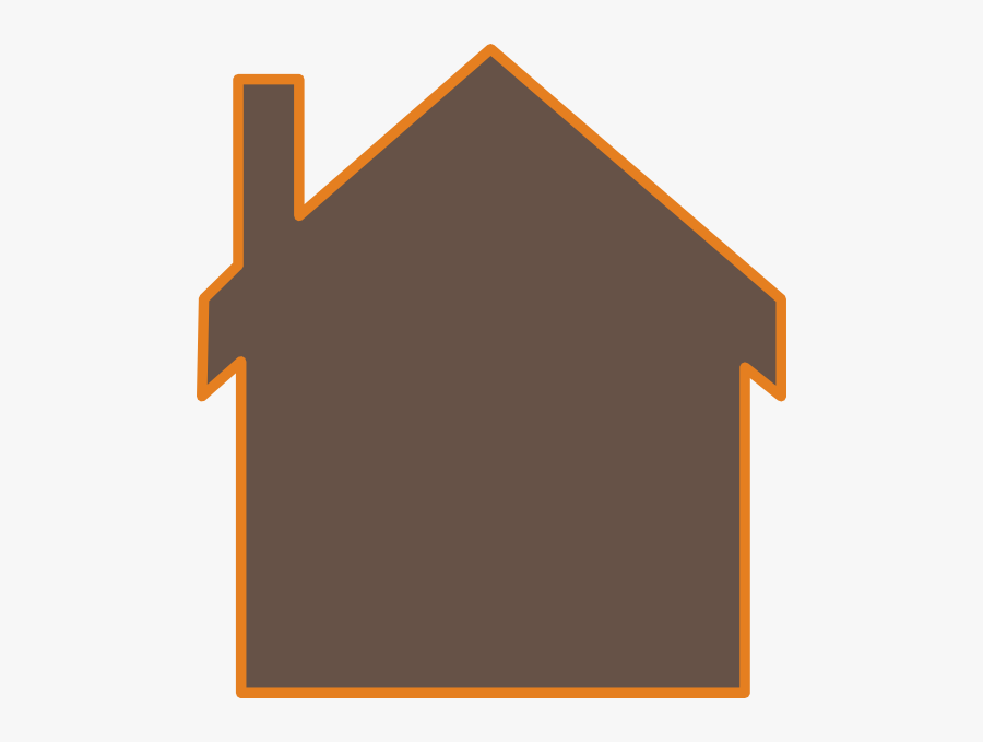 Royalty Free Clip Art Vector Houses With Brown Roof - Brown House Clip Art, Transparent Clipart