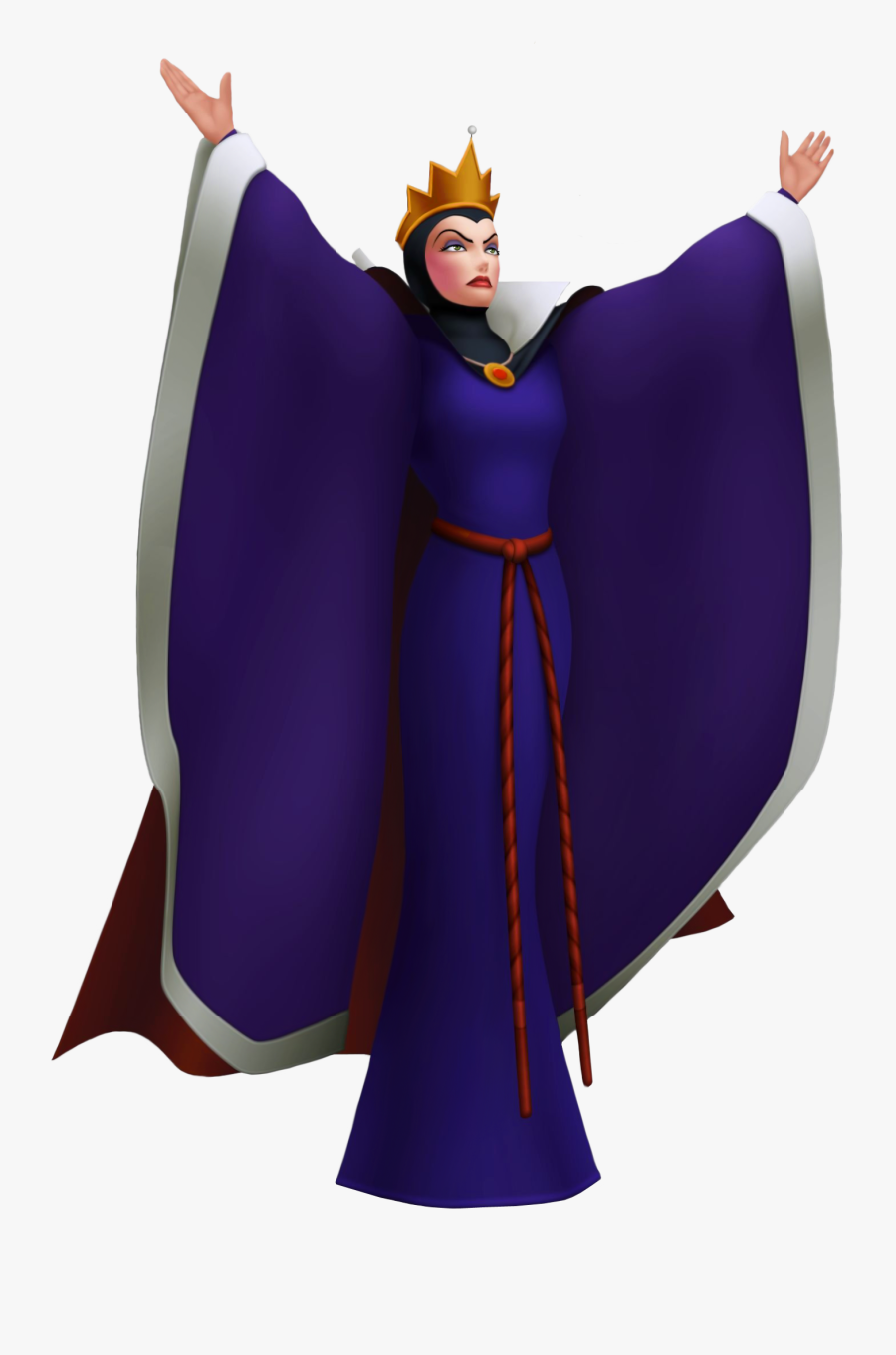 Evil Queen Cartoon Clipart - Queen Grimhilde, Transparent Clipart