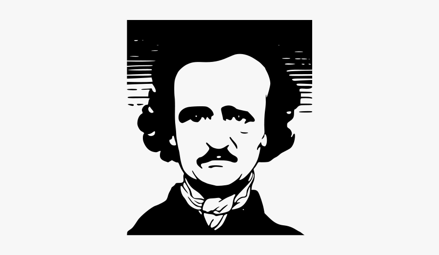 Human Behavior,head,stencil - Edgar Allan Poe Png, Transparent Clipart