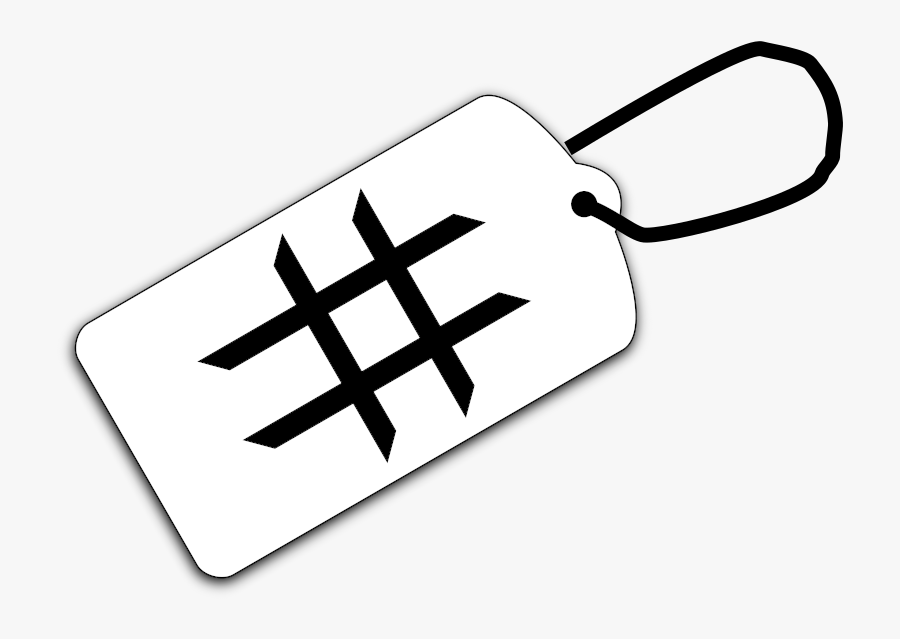 Hashtag - Clip Art, Transparent Clipart