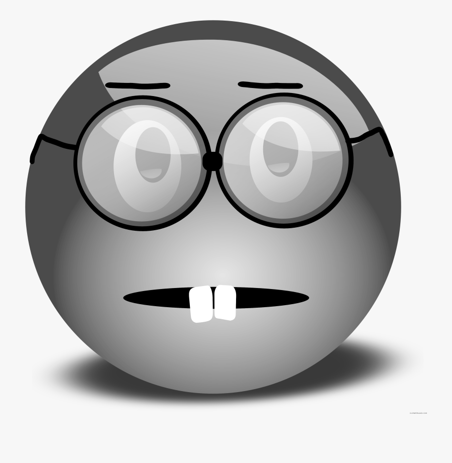 Eyeglasses Clipart Nerd Glass - Confused Face Clip Art, Transparent Clipart