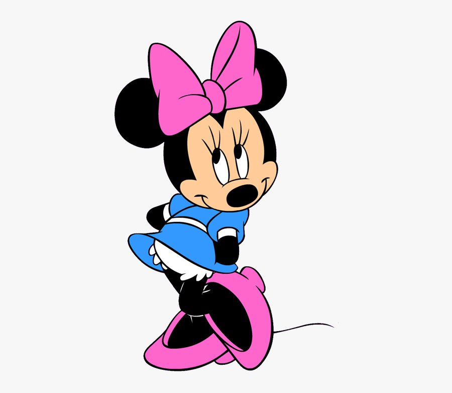 Minnie Mouse Clipart - Minnie Mouse In Green, Transparent Clipart
