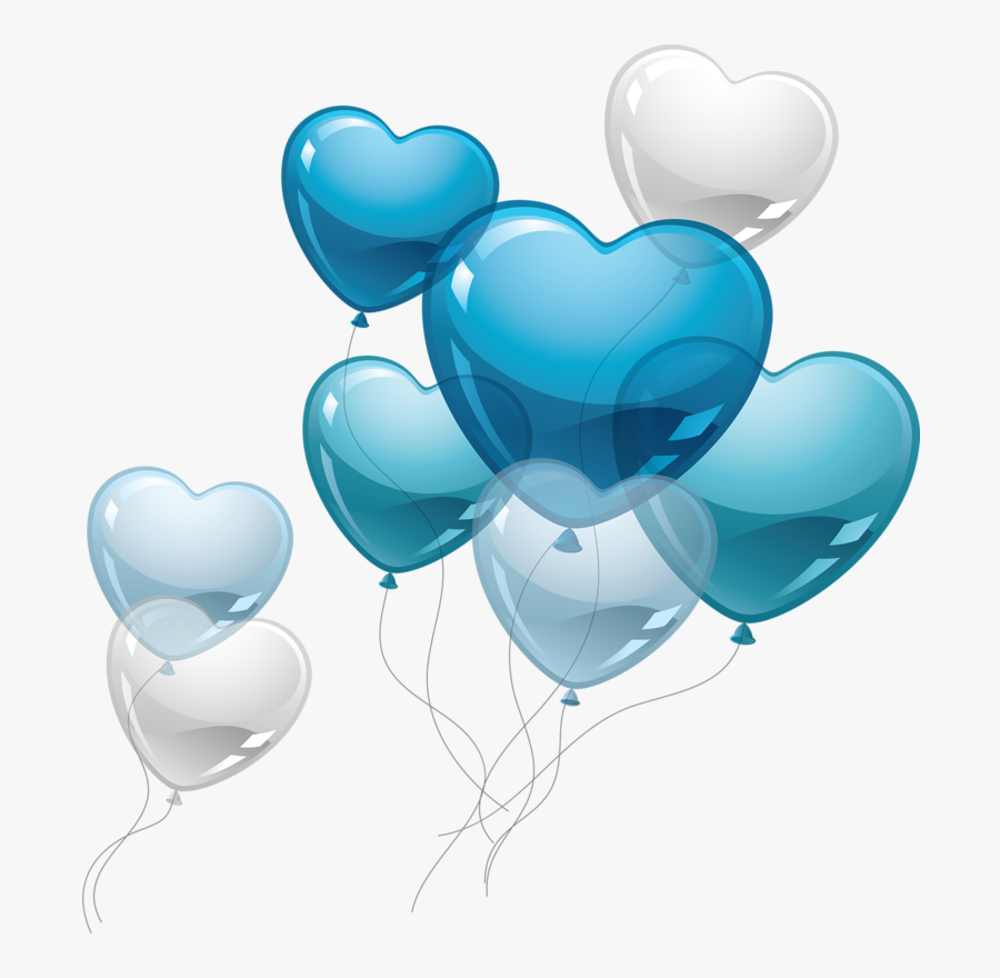Transparent Ballon Png - Blue Birthday Balloons Png, Transparent Clipart