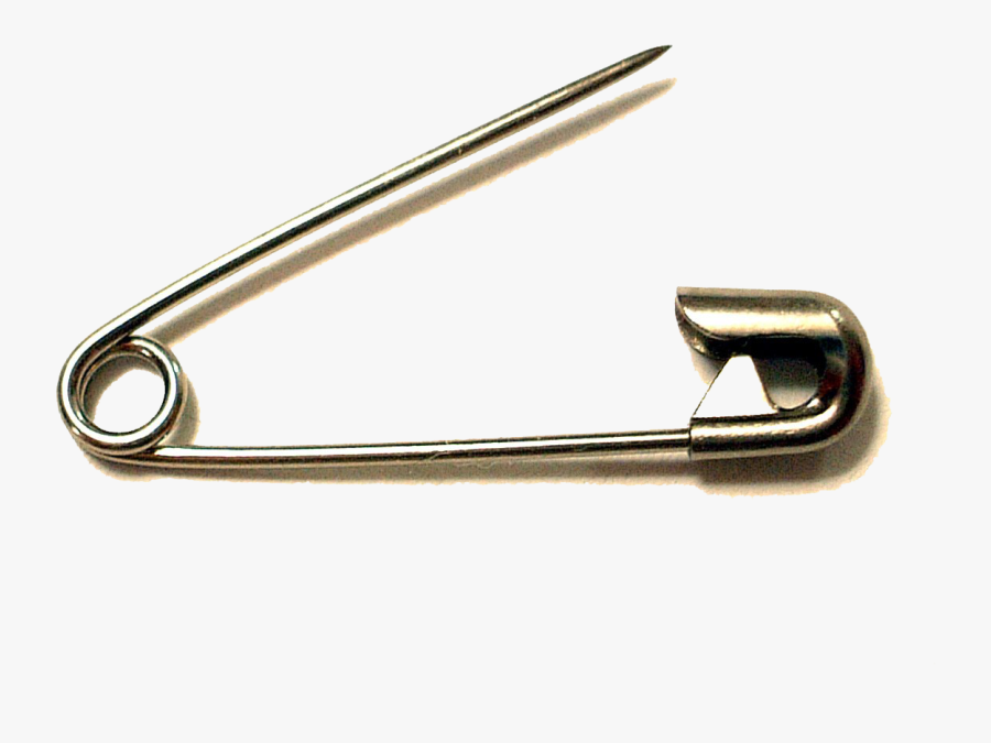 Silver Safety Pin Transparent Free Png - Safety Pin, Transparent Clipart