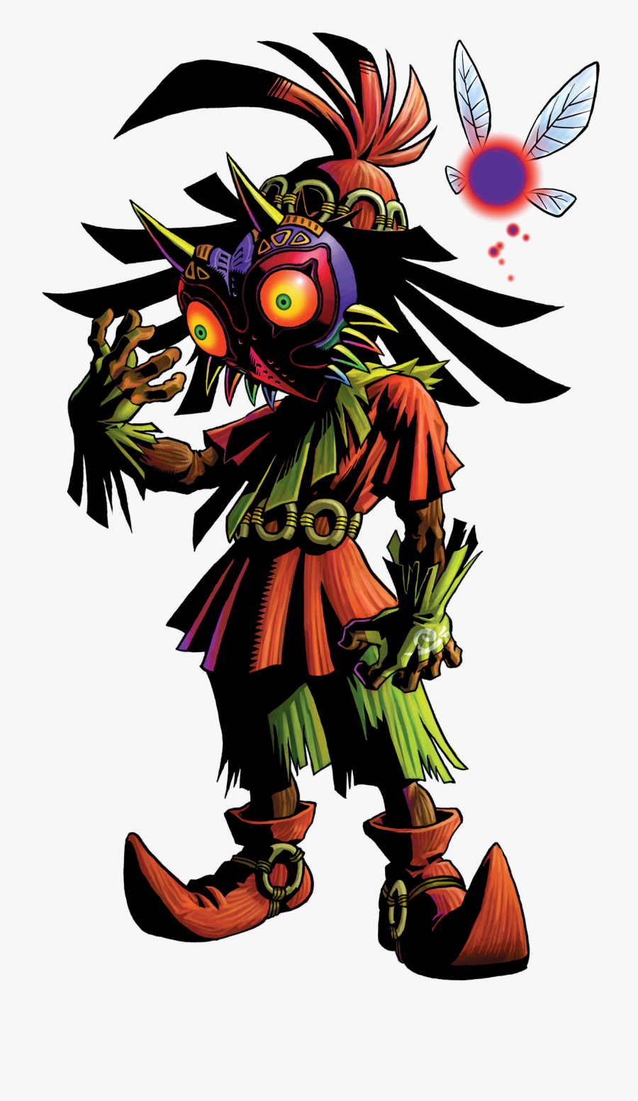 Legend Of Zelda Majora"s Mask Majora - Majora's Mask Skull Kid, Transparent Clipart