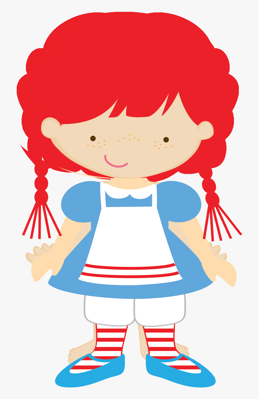 Girl Storybook Characters Clipart, Transparent Clipart