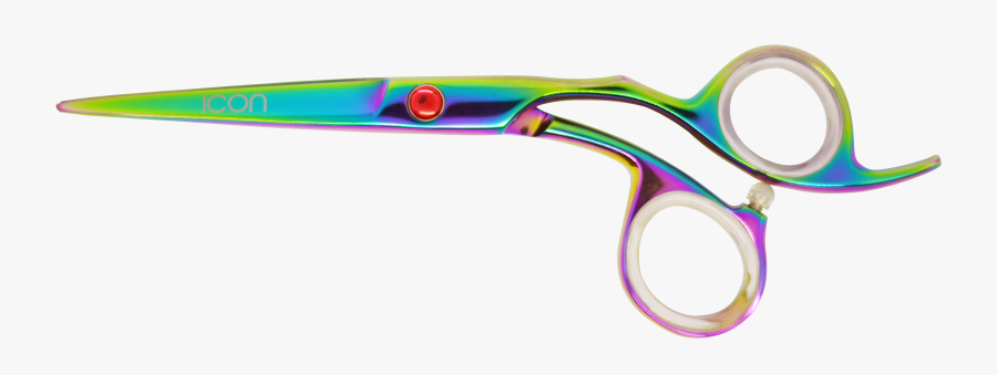 Icon Crane Multi Color Titanium Rainbow Shears Scossors - Glasses, Transparent Clipart