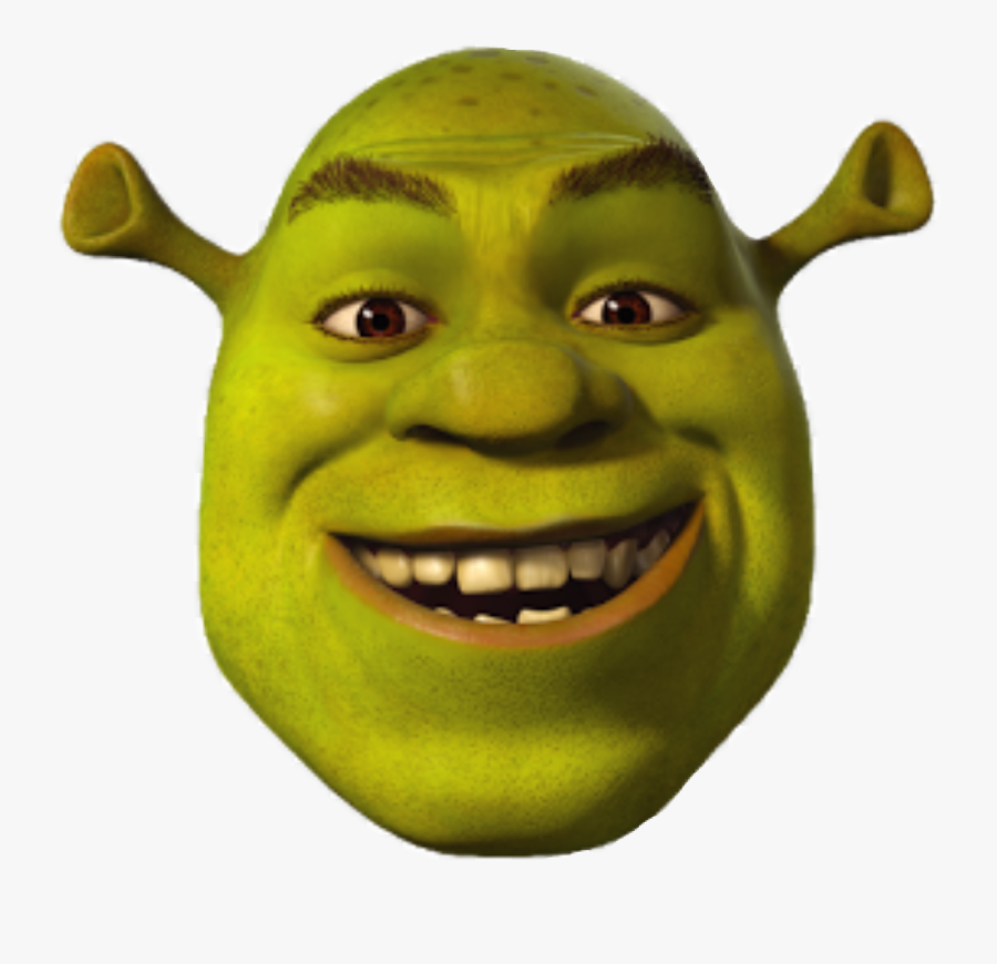 Shrek Meme Birthday Card - Shrek Emoji, Transparent Clipart
