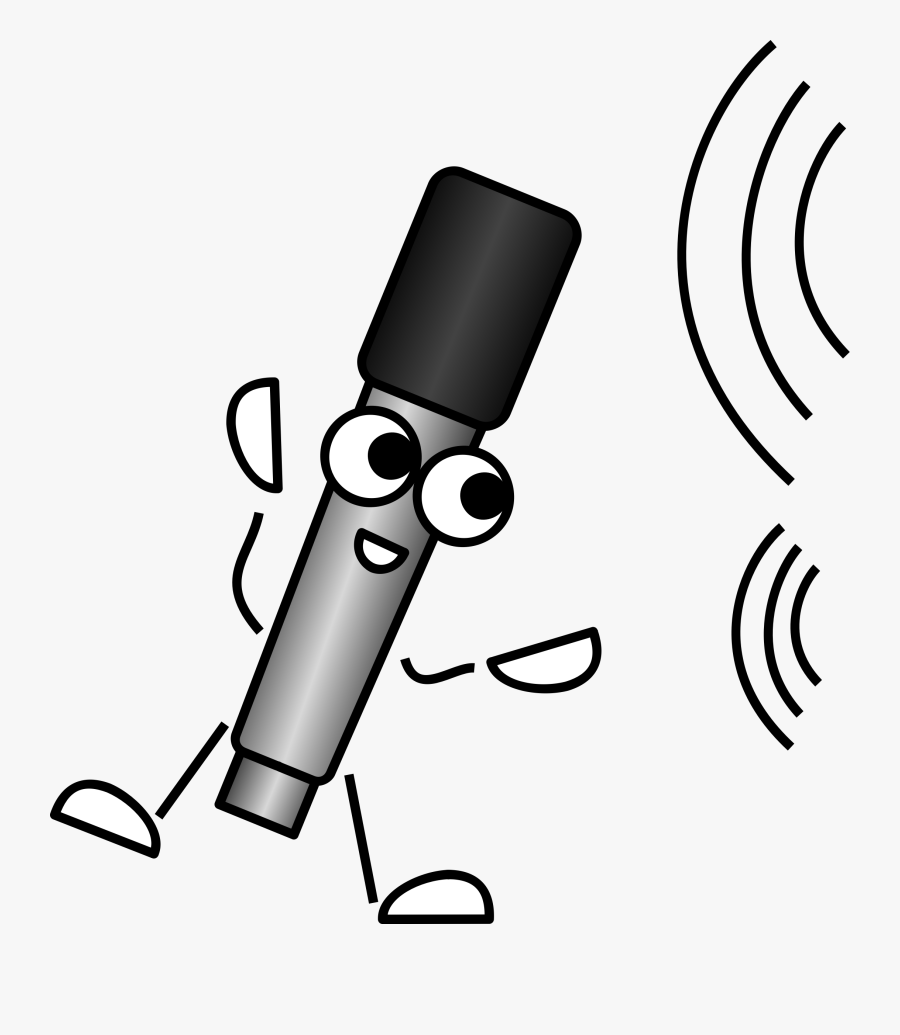 Mike The Mic Listening Clip Arts - Mike Clipart, Transparent Clipart