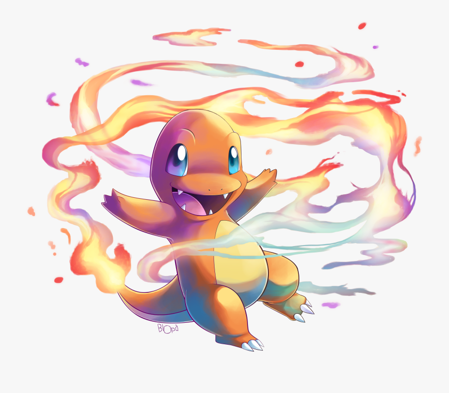 Charmander Used Spin And Scratch Pokemon Ⓒ - Charmander Art, Transparent Clipart