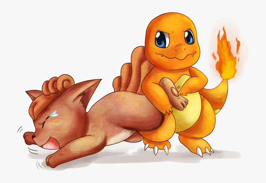 Free Download Charmander Clipart Charmander Pokémon - Pokemon Vulpix And Charmander, Transparent Clipart