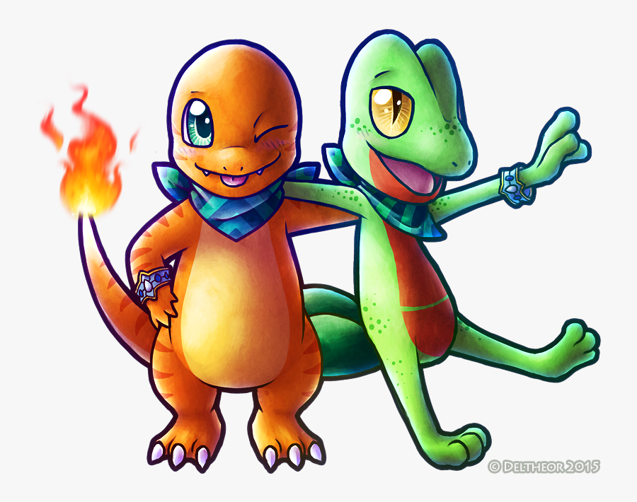 Infinity Clipart Friend Forever - Charmander X Treecko, Transparent Clipart
