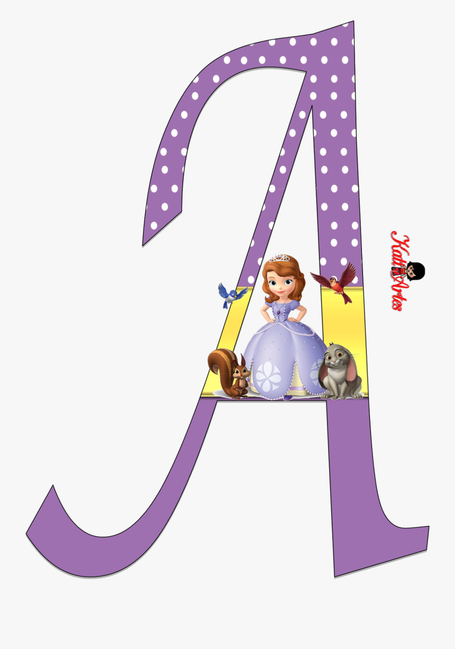 Sofia The First Alphabet Letters, Transparent Clipart