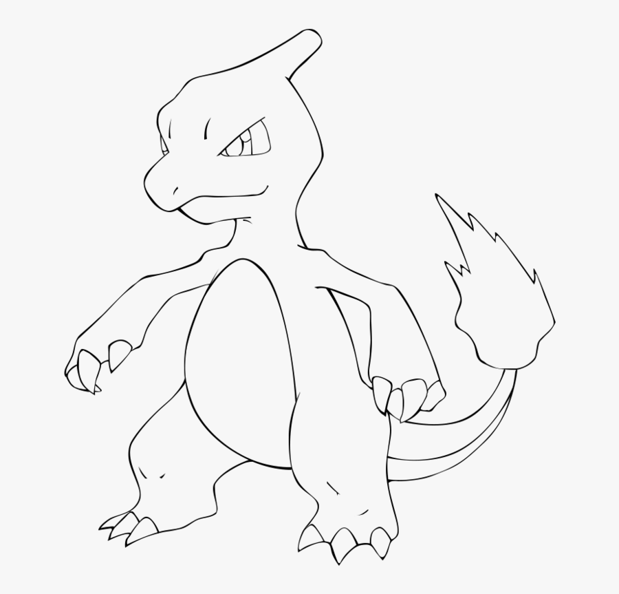 Charmeleon Coloring Pages Free Transparent Clipart ClipartKey