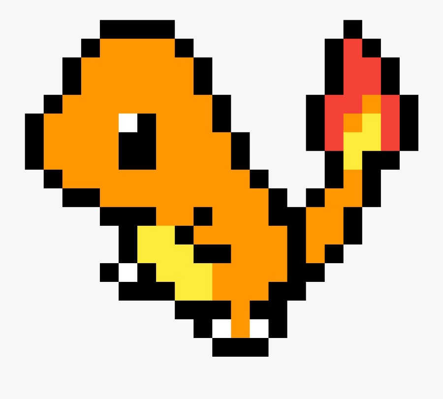 Pikachu Charmander Pixel Art Gif - Charmander Pixel Art, Transparent Clipart