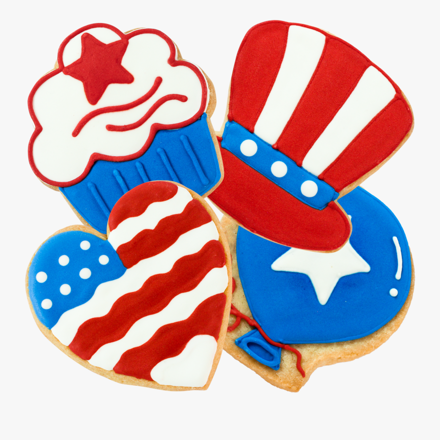 Patriotic Collection - Patriotic Cookie Clip Art, Transparent Clipart
