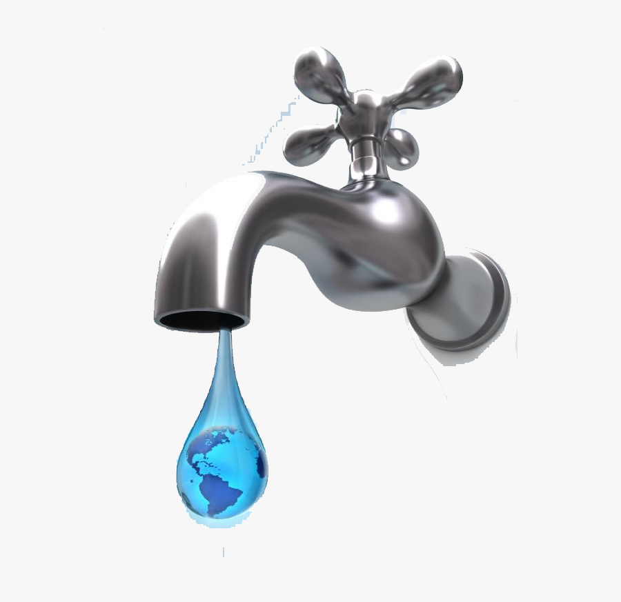 Transparent Faucet Clipart - Please Close The Faucet After Use, Transparent Clipart