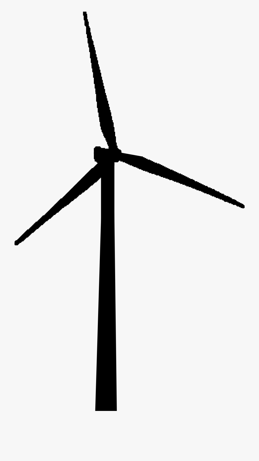 Wind Utility,wind Farm,black And White - Wind Turbine Icon Png, Transparent Clipart
