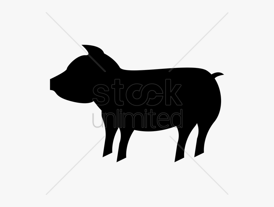 Silhouette Clipart Silhouette Cattle Clip Art - Illustration, Transparent Clipart