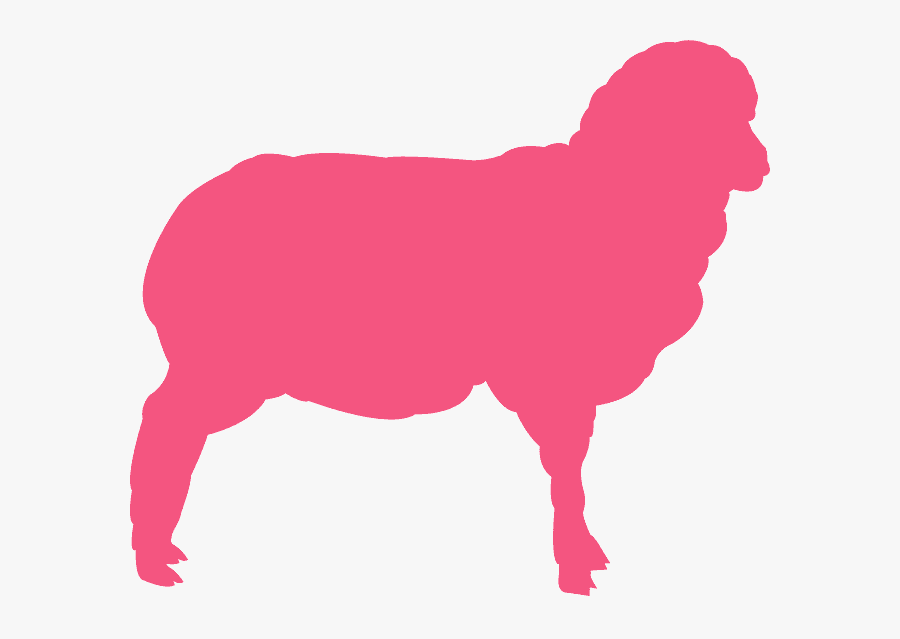 Sheep Silhouette, Transparent Clipart